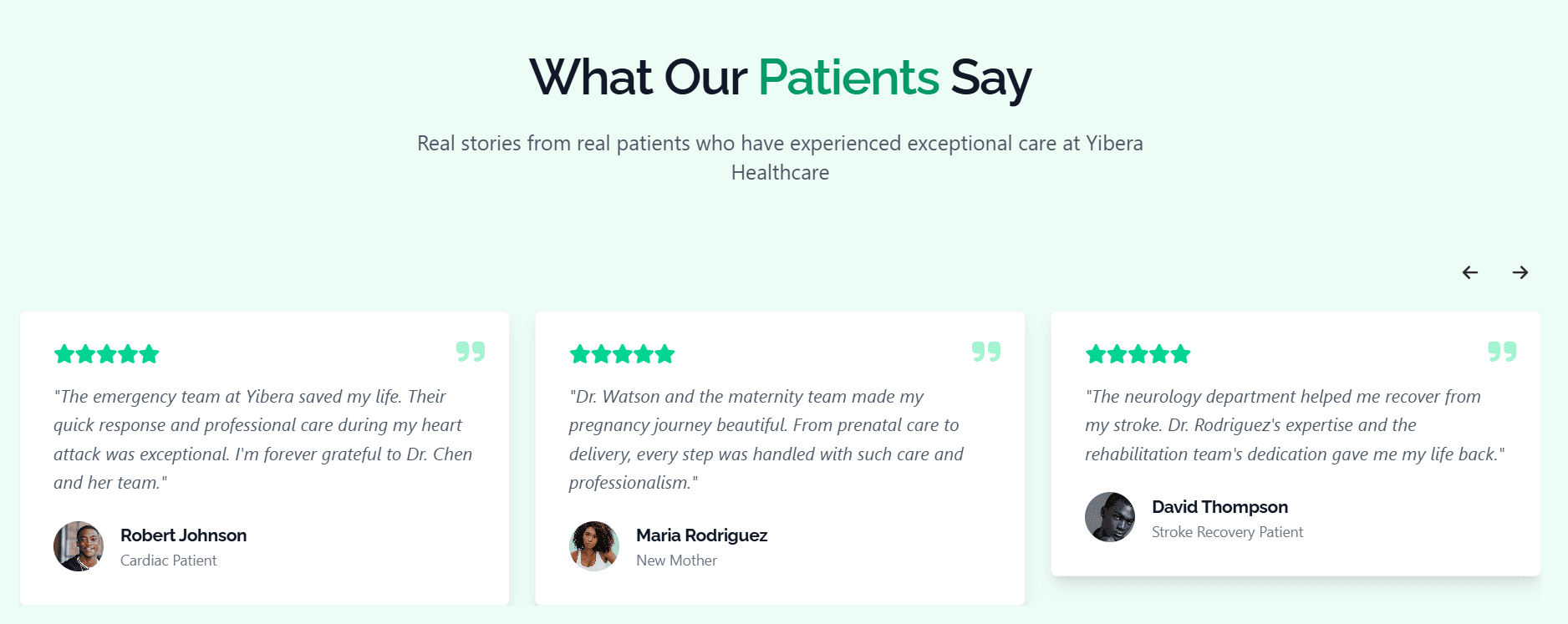 Yibera - Testimonial